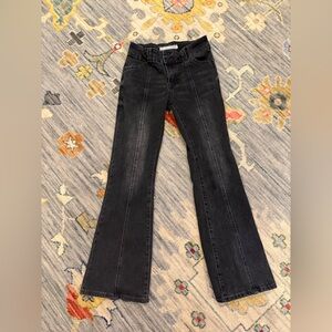 Tractr Girls black flare jeans Denim Pants Size 10 tween